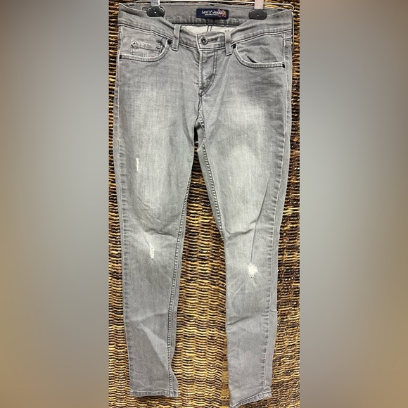 Levi's Gray Junior Denim Jeans, Size:3, Pre-owned‎ - Picture 1 of 7
